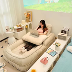 [Llevá 2 Pagá 1] Butaca Puffy Reclinable y Ultra Acolchonado + 2 Almohadas de Regalo