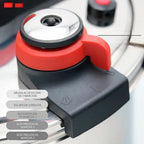 [Llevá 2 Pagá 1] Olla a Presión Supor de 3 Capas de Acero Inoxidable con Manijas de Goma | Seguridad Total para tu Cocina + Kit de Utensilios de Cocina