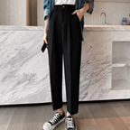 [Leve 3 e Pague 2] Calça de Alfaiataria Aurora Cintura Alta | Sofisticação e Conforto em Um Só Look