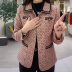 [Leve 2 e Pague 1] Blazer Feminino Isabella em Tweed Premium | Elegância Atemporal e Acabamento Sofisticado